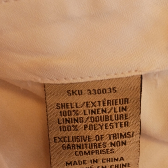 Le Chateau linen pants - Picture 6 of 11